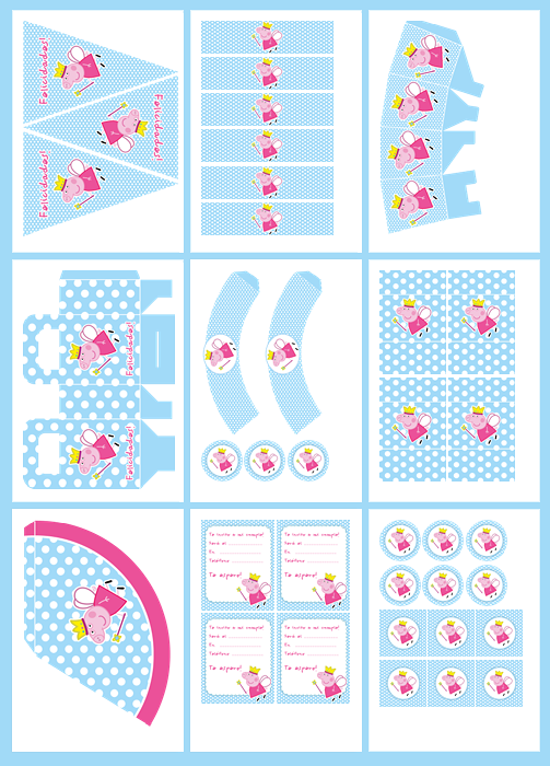 Ioanna's Notebook - 15 free printable party sets