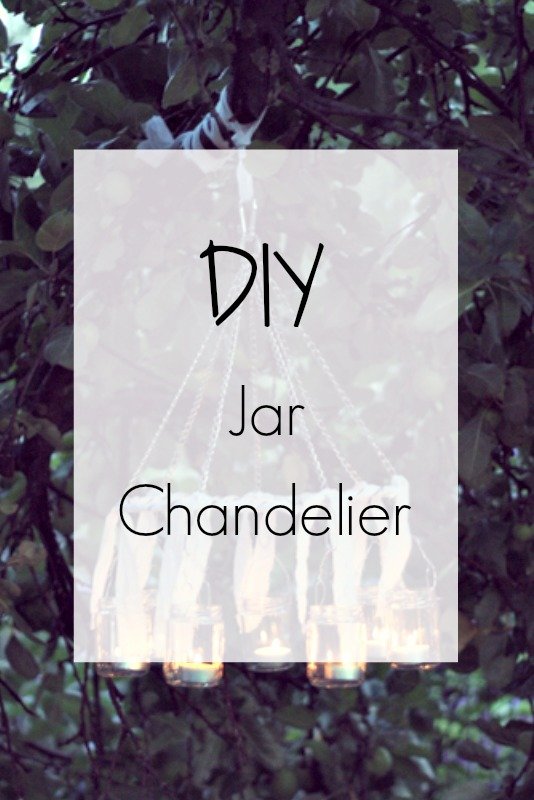 Ioanna's Notebook - DIY Jar chandelier