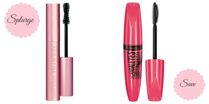  Too Faced better than sex mascara dupe