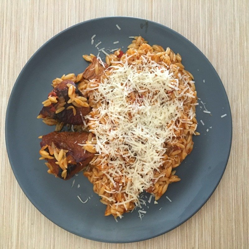 Giouvetsi (oven baked beef with orzo casserole)