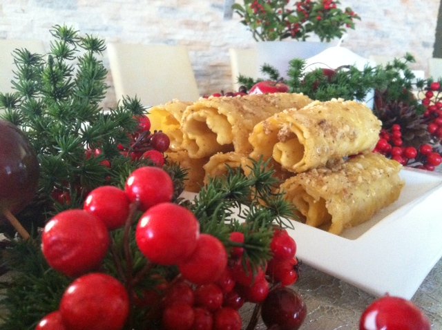 Ioanna's Notebook - Diples (Greek Christmas traditional dessert)