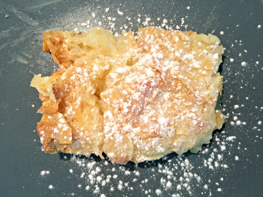 Ioanna's Notebook - Bougatsa Pie recipe (greek custard pie with phyllo dough)