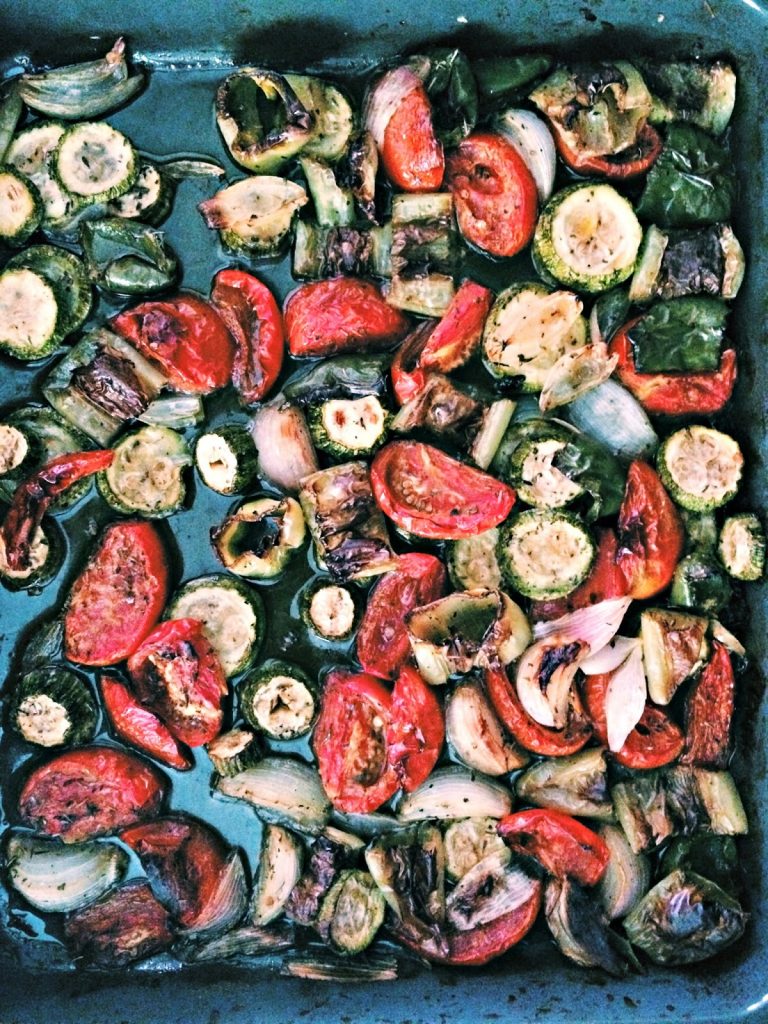 Oven baked roasted vegetables  recipe