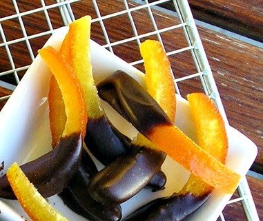 Chocolate Covered orange sticks recipe