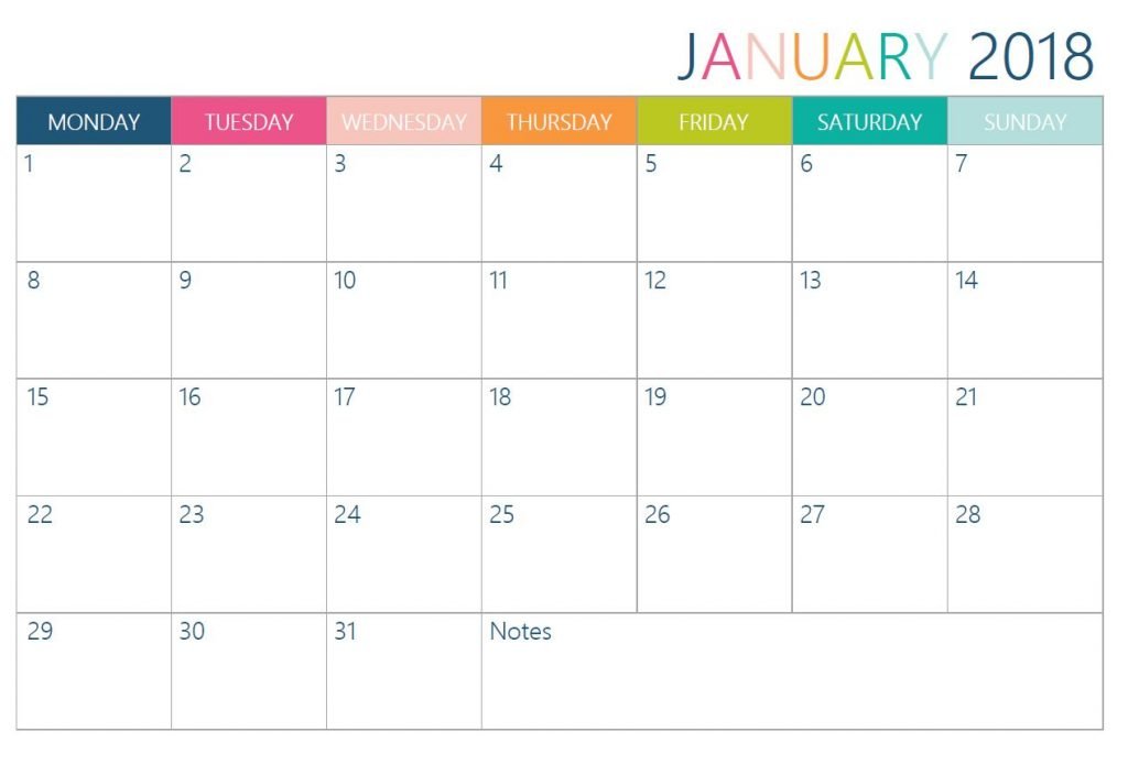 Free printable Monthly Calendar in two designs (Greek & English layouts) - Ioanna's Notebook