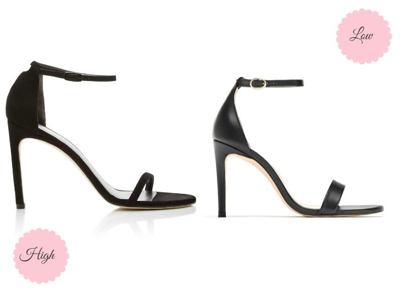 High vs. Low:  Stuart Weitzman ankle-strap Nudist sandals dupe | Ioanna's Notebook