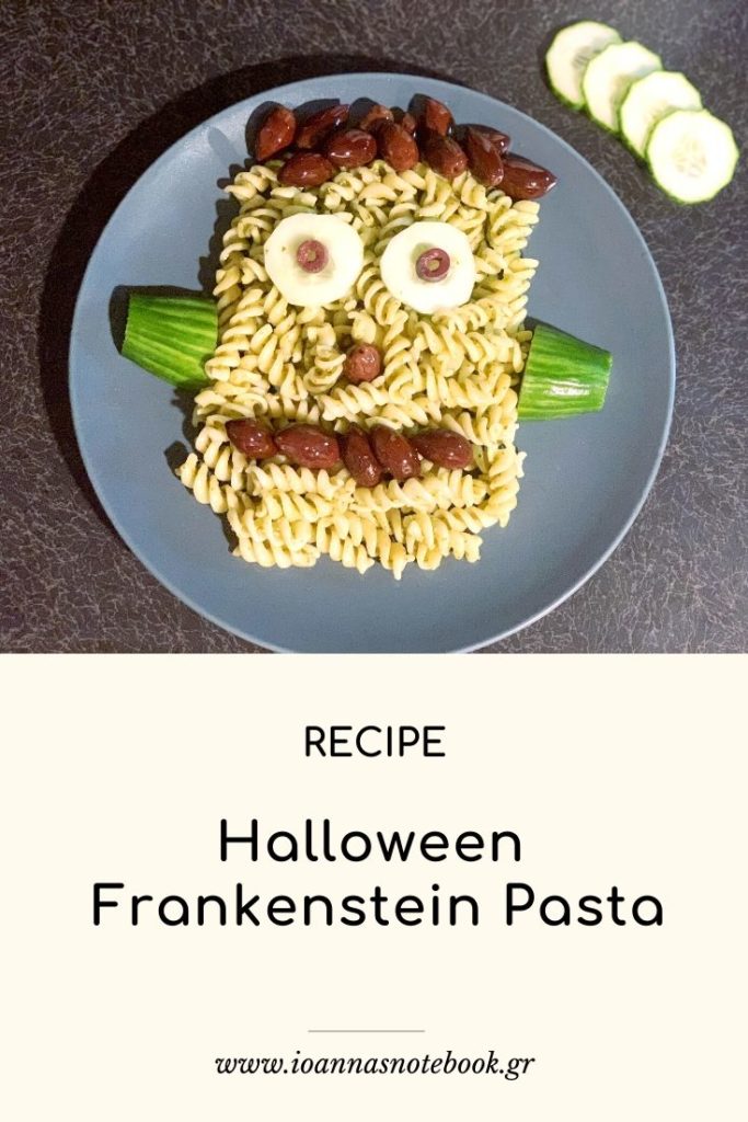 Halloween dinner is served! Αυτή η συνταγή για Halloween Frankenstein Pasta είναι τόσο απίθανη, εύκολη και υγιεινή που σίγουρα θα κλέψει την παράσταση! 