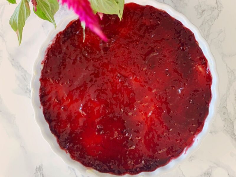 No-bake Cheesecake με μαρμελάδα ρόδι Pandrosia με βιολογική αλόη! ⁠Συνταγή για πεντανόστιμο γλυκάκι που και θα σας γλυκάνει και καλό θα σας κάνει!