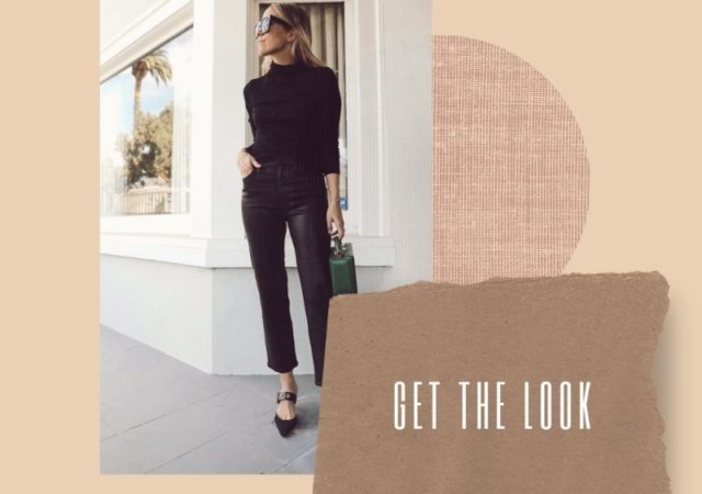 Get the Look: Total Black Outfit για τις δύσκολες ώρες και μέρες. Το total black look είναι διαχρονικό και ταιριάζει σε όλες τις περιστάσεις.