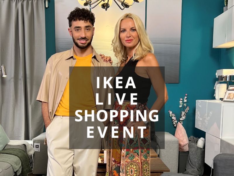 Με επιτυχία ολοκληρώθηκε το νέο IKEA Live Shopping Event με τη Μαρία Μπεκατώρου στο IKEA.gr με θέμα την ανανέωση του σαλονιού