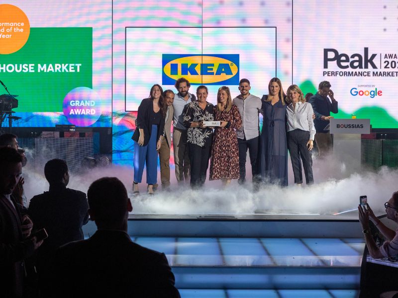 Η ΙΚΕΑ αναδείχθηκε ως Performance Brand of the Year στα Peak Performance Marketing Awards 2022