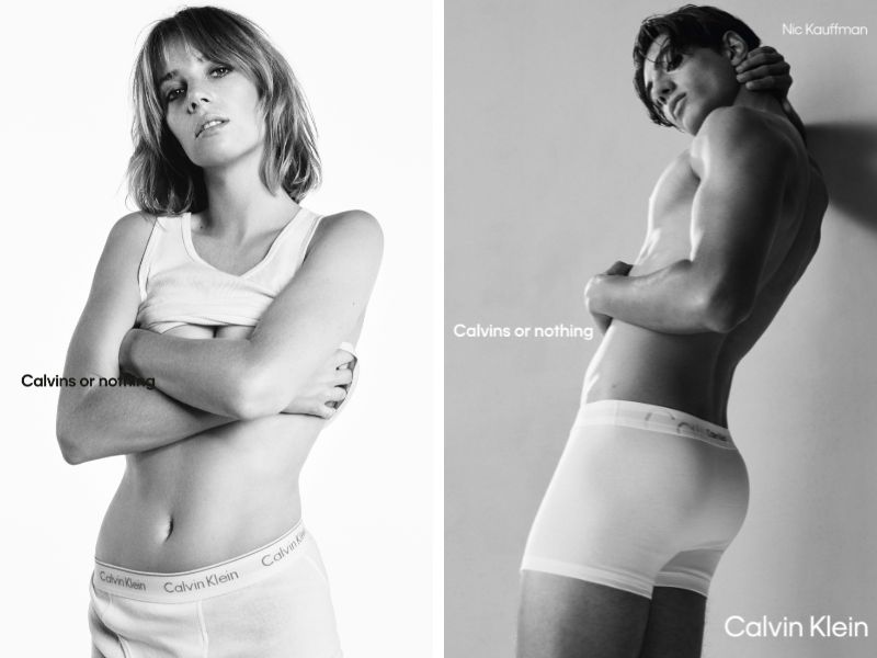 Η Calvin Klein μας συστήνει τη νέα Underwear καμπάνια Calvins or nothing με πρωταγωνιστές τους Maya Hawke και Romelu Lukaku