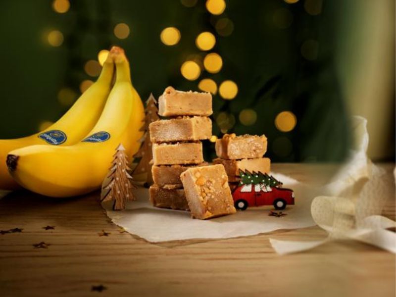 Fudge μπανάνας | μπουκιές που λιώνουν στο στόμα σας από λιωμένες μπανάνες