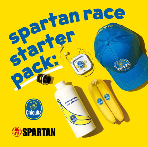 Η Chiquita υποστηρίζει τον αγώνα «Spartan Race» Το ελληνικό Spartan Race φιλοξένησε φέτος το Παγκόσμιο Πρωτάθλημα Trifecta